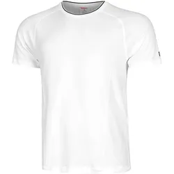Wilson, Herren, Sportshirt, Team Seamless Crew Herren Weiss (L), Weiss