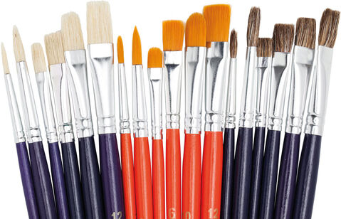 buttinette Pinsel-Set, 18 Stück