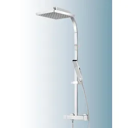 Schulte  DuschMaster  Rain  II  mit  Thermostat,  Kopfbrause  Eckig