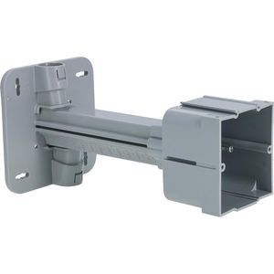 Kaiser-Elektro Gerätedose Teleskop 1159-61, für Außendämmung, 50 mm Einbautiefe, grau, 1-fach, teleskopierbar von 8 - 20 cm