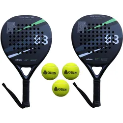 Odin Padel Paketangebot (Odin Padel Ace 3K Advance + Odin Padelbälle – 3 Stück)