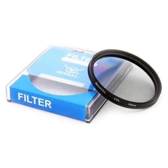 Seagull filter Cpl Shq 55 mm filter for the camera (55 mm, Polarisationsfilter) (SEAGULL)