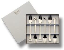 Mepra Evento 6-Piece Cake Fork Set