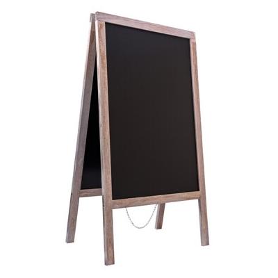 DECOR SERVICE Gehweg-Kreidetafel, white-wash, wasserfest, 61x118cm, 1 Stk.