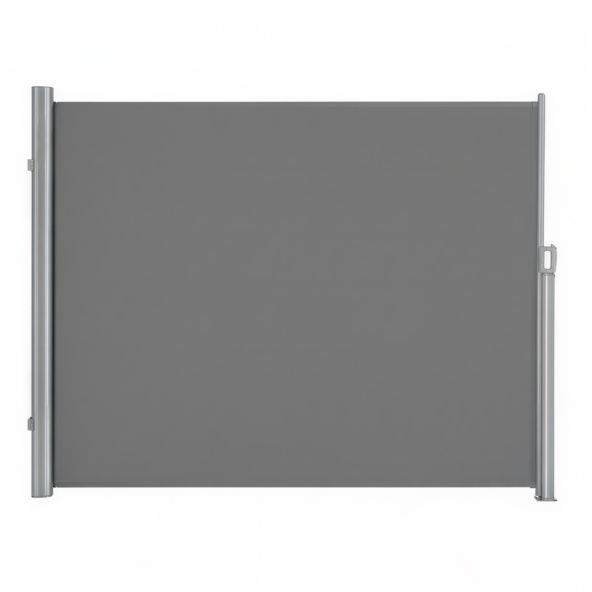 SONGMICS Seitenmarkise mit Kasten aus Aluminiumlegierung, ausziehbar, blickdicht GSAB35205G01