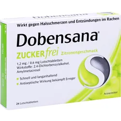 Dobensana Zuckerfrei Zitronengeschmack 1.2mg 24 ST