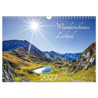 Wunderschönes Lechtal (Wandkalender 2027 DIN A4 quer), CALVENDO Monatskalender