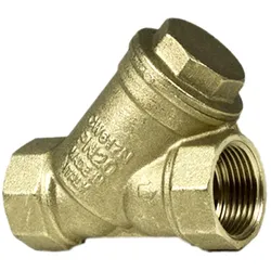 Schrägsitz Schmutzfänger mit Edelstahlsieb (Ausführung: 1/2'')