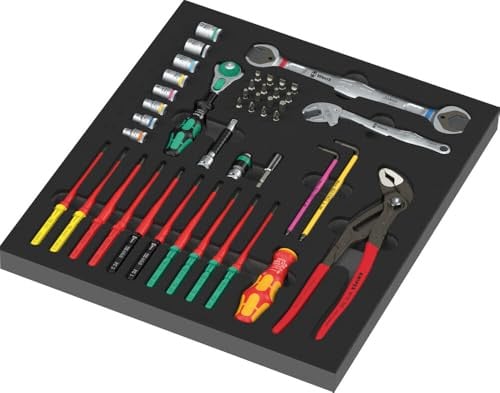 Wera Kraftform Compact 1 verzorgingsset met 45-delige thermogevormde spons