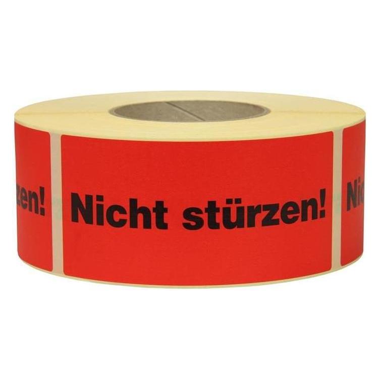 Transpak Etiketten Masse 100x100mm Papier rot/gelb Aufdruck Organic Peroxide (8370034)