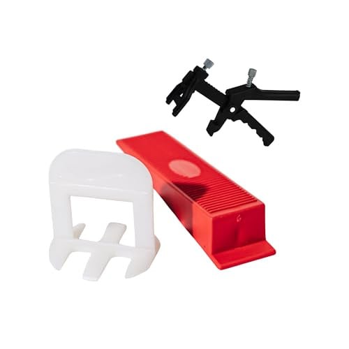 Clip-it Tegel Leveling Starter Kit voor tegel diktes van 6-12 mm - 125 clips, 125 keggen en 1 leveling tang - 2 mm