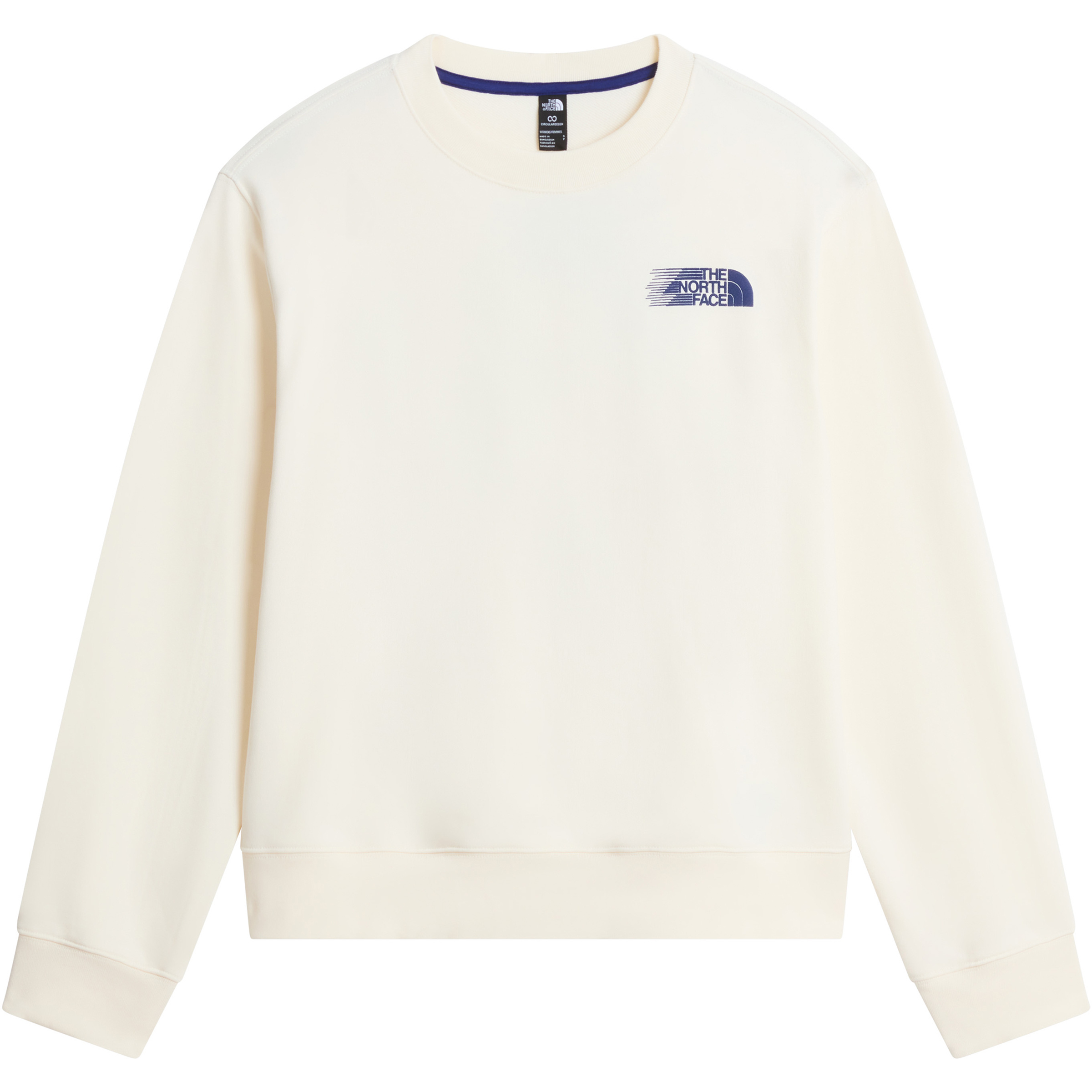 The North Face Retro Trail Relaxed Crew Graphic Damen Pullover weiss Größe S Lifestyle Atmungsaktiv