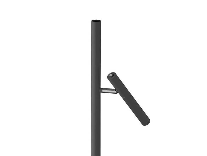HELL Stehlampe Streak-B, dimmbar, schwarz, für Wohn- / Esszimmer, Metall, Modern