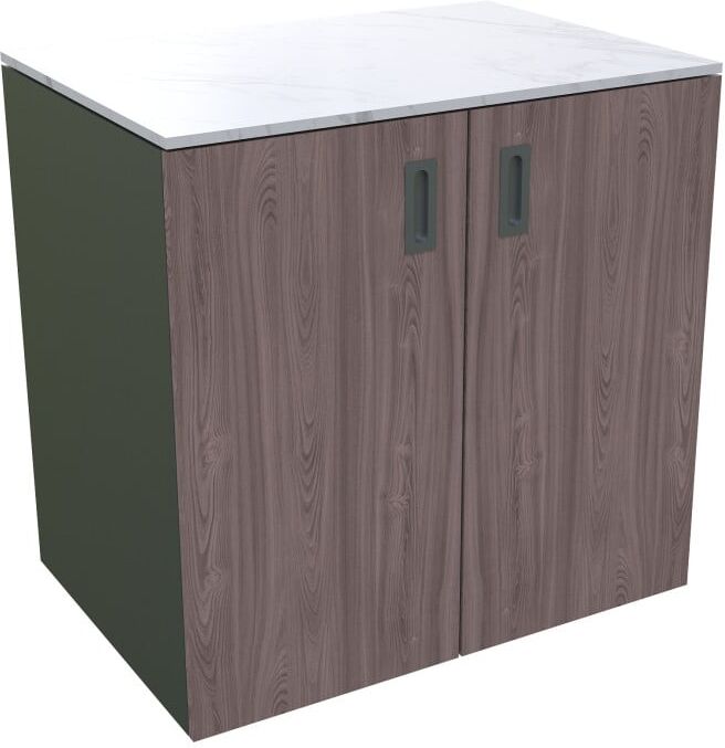 Bellano Living Element für Outdoorküchen inkl. 2 Türen walnuss