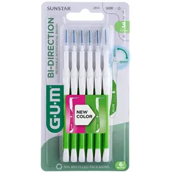 GUM BI-DIRECTION Interdentalb.1,2 mm grün 6 St