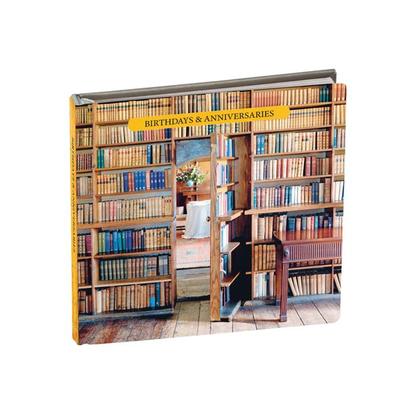 At Home with Books Birthday Book