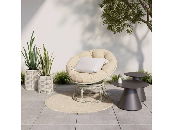 Garten-Relaxsessel Hermi Beige