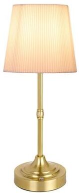 Uplifted Finds Metal Base Small Table Lamp 2200K Warm Light Cordless LED Desk Lamp USB Rechargeable 5200mAh Portable gold