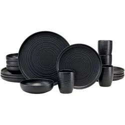 creaTable Kombiservice 16-tlg UNO LAVA STONE - B/H/T ca. 37.00x42.00x50.00
