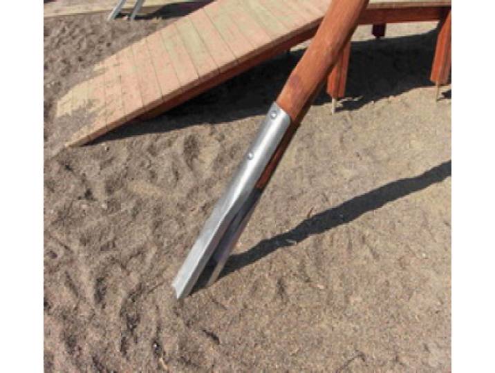 Paalhouder voor speeltoestellen ø160x900mm