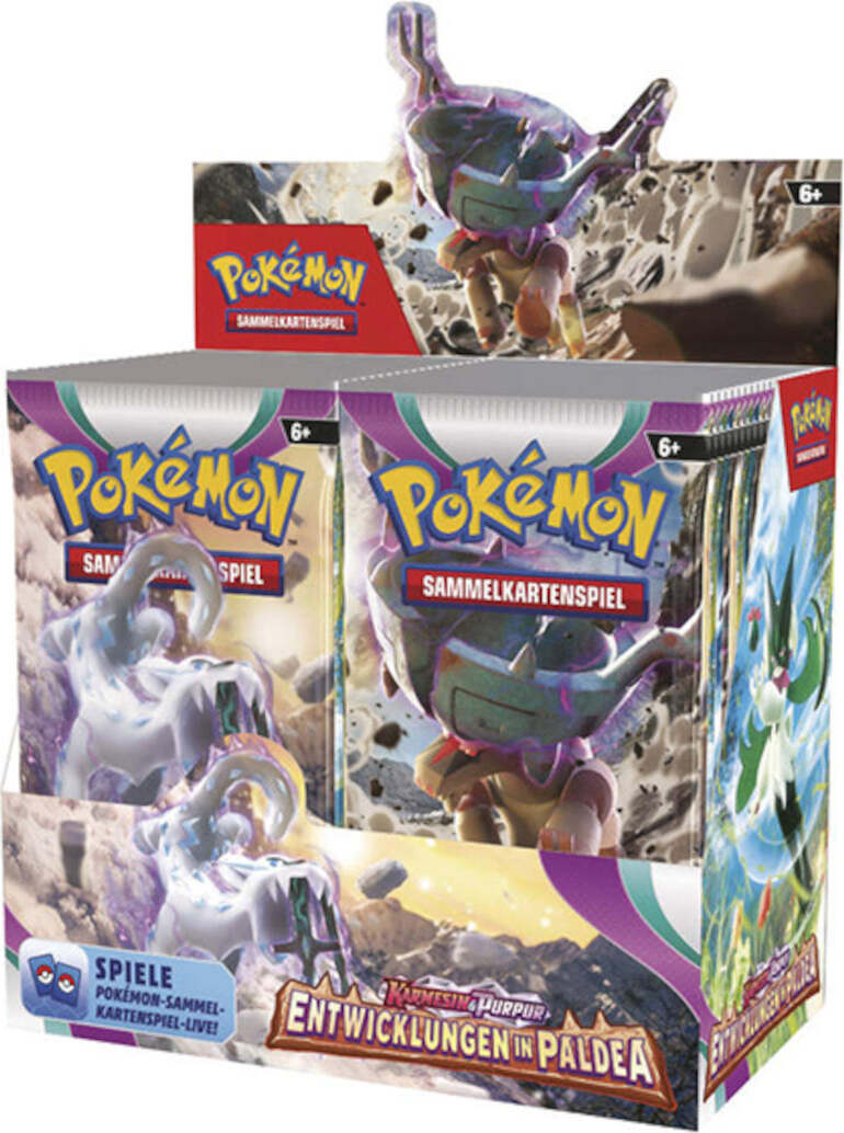 Pokémon Entwicklungen in Paldea 36er Booster Display DE
