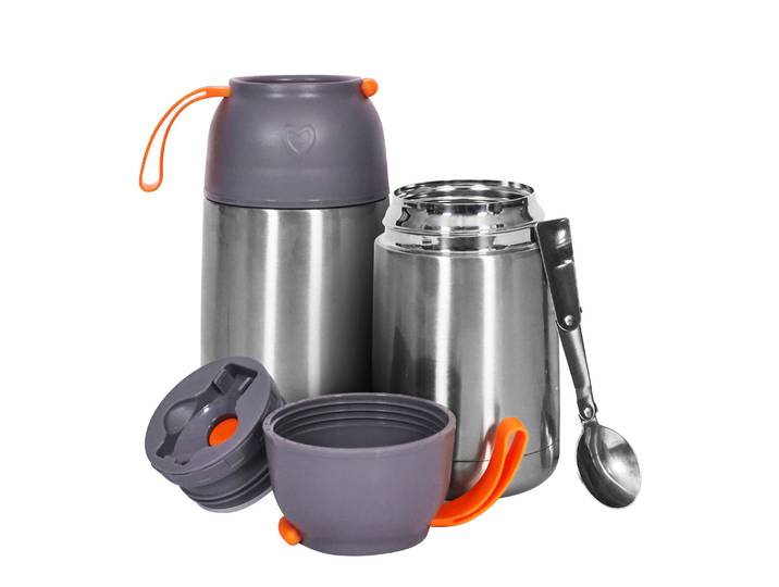 Thermo Foodbehälter Set mit Löffel 6-teilig