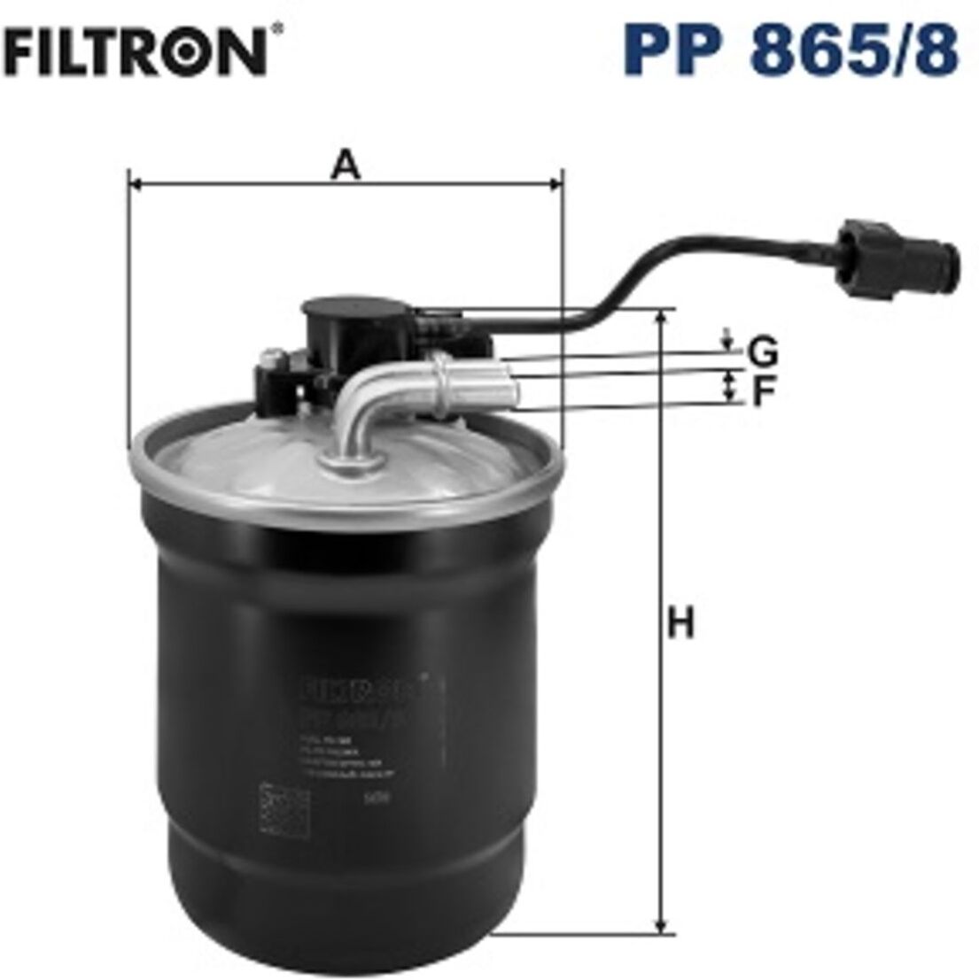 Kraftstofffilter FILTRON PP 865/8