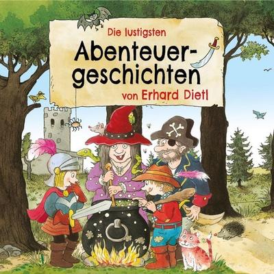Die lustigsten Abenteuergeschichten von Erhard Dietl - Erhard Dietl,Ingrid Uebe, Audio, 9783844922417
