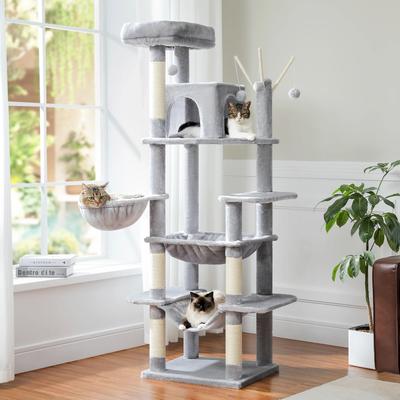 Uplift Picks Large Cat Tree Tower With Big Hammock And Scratching Posts f