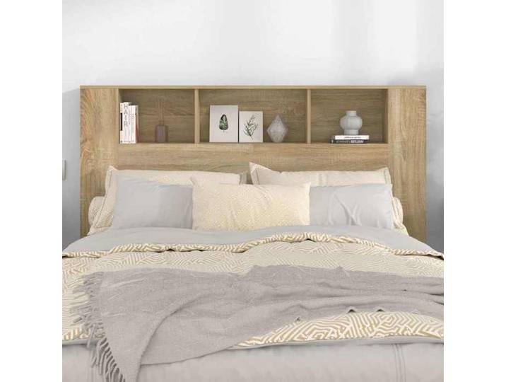 Top sélection  Armoire de tête de lit - ECOHOME - chêne sonoma 160 x 18 5 x 104 5cm - 1774