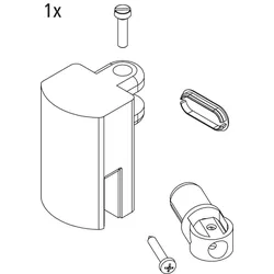 Kermi EBDI023 Set Stabilisierung Kopf, weiss, 2535022 2535022
