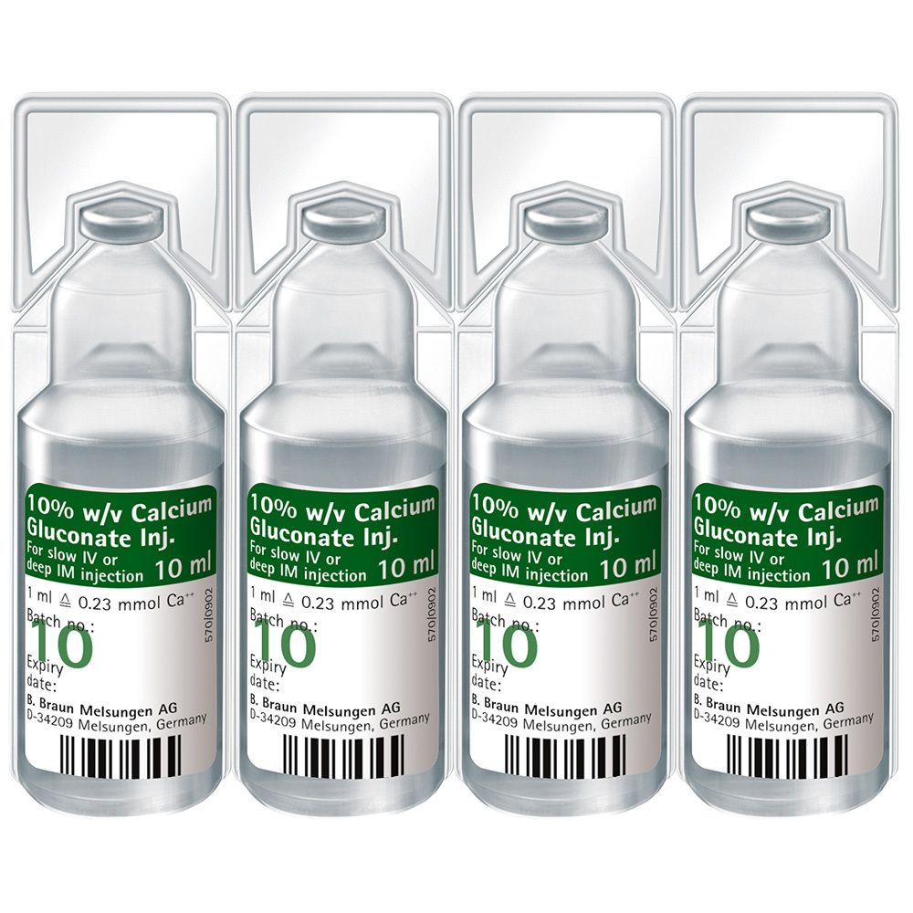 Calciumgluconat 10% MPC Injektionslösung 20x10 ml Lösung