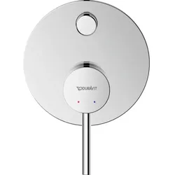 Duravit Circle Unterputz-Wannenarmatur E4210008010 Umsteller mit automatischer Rückstellung, chrom
