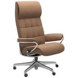 Stressless Bürostuhl London Star High Back Leder Braun Batick Latte