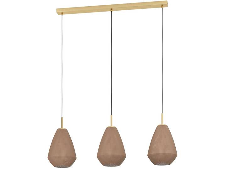 Pendellampe Caprarola Messing-gebürstet B 20 cm