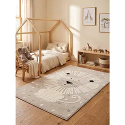 Kinderteppich Pflegeleicht Beige 200x290 cm - VELT   Kadima Design