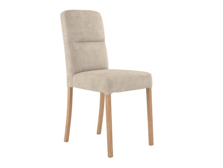 Vierfußstuhl Emma II Webstoff beige B: 43 cm