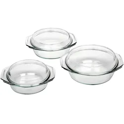 SIMAX Schüsselsatz   , transparent/klar , Glas