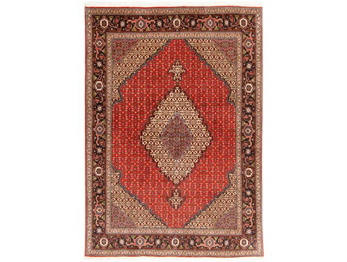 Täbriz Mahi Teppich 145x209 Handgeknüpft Orientteppich Wolle