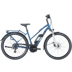 Pegasus Solero E8 Plus 500 Wh Damen Trapez blau 2024 - 28" - 45 cm