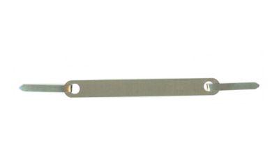 Schäfer Shop Select Heftstreifen, Polypropylen, weiß, DIN A5, Metall-Deckleiste