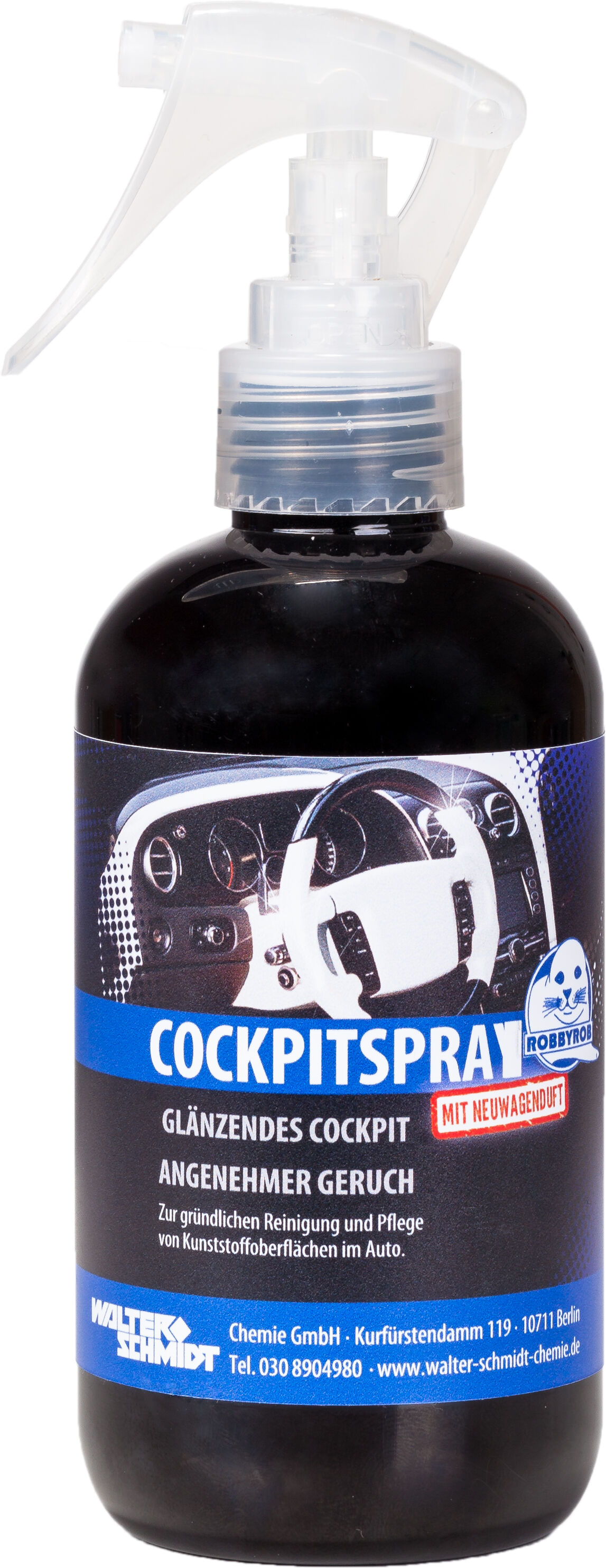 Walter Schmidt Chemie Kunststoffpflegemittel Cockpitpflege New Car 250 Ml 3522200000 0.25l