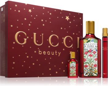Gucci Flora Gorgeous Gardenia Intense coffret para mulheres . Flora Gorgeous Gardenia Intense