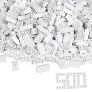 Simba-Blox 104118930 weiße Bausteine, ab 4 Jahre, 500 Teile