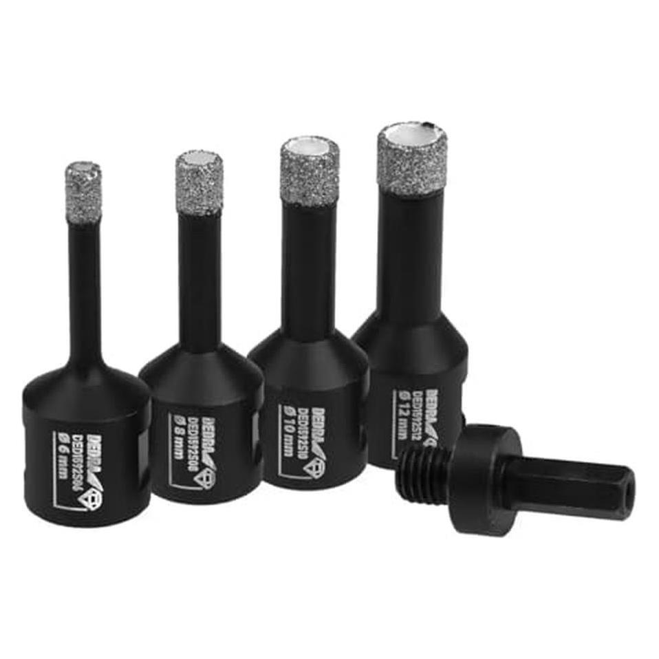 Dedra Diamant-Hard-Fliesen-Bit gesetzt (28 mm, 35 mm, 45 mm, 68 mm) (DED1592SZ03)