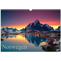 Calvendo, Kalender, Norwegen (Wandkalender 2026 DIN A3 quer), Monatskalender (A3)