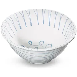 Gmundner Keramik Blaugeflammt, Salatschüssel (Ø 33cm), Schüssel + Schale