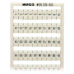 WAGO 209-666 Bezeichnungskarten Weiß 5 St.