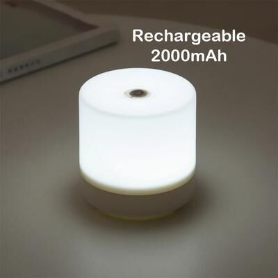 Uplift Picks Rechargeable Touch Bedside Lamp With Stepless Dimming And Three Light Colors rechargeable