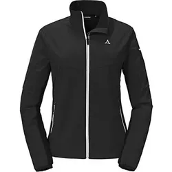 SCHÖFFEL Damen Schlupfjacke Softshell Jacket Rinnen L, Größe 34 in Schwarz Schwarz